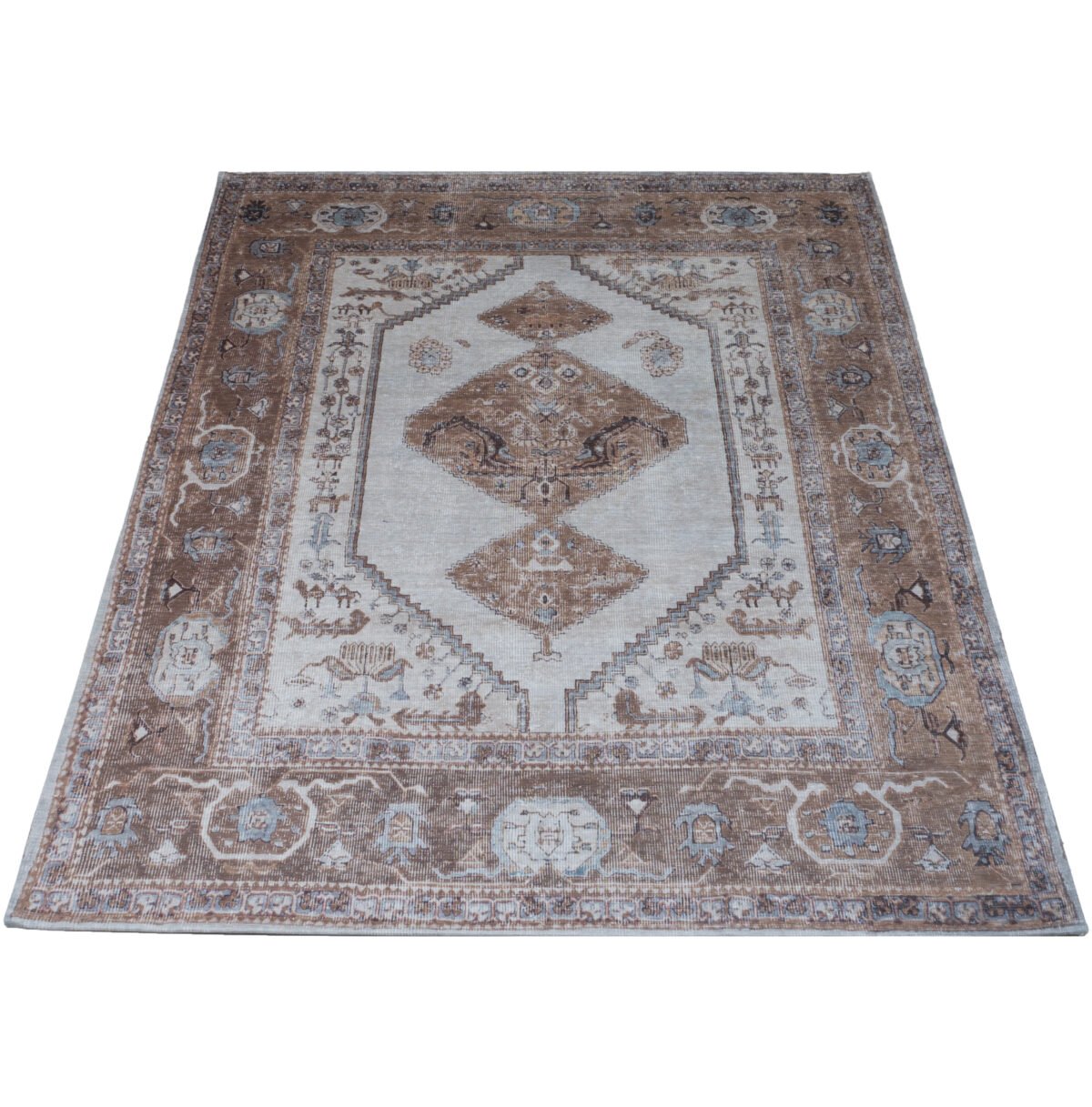 Vloerkleed Karaca Brown 08 - 200 x 290 cm - Afbeelding 1