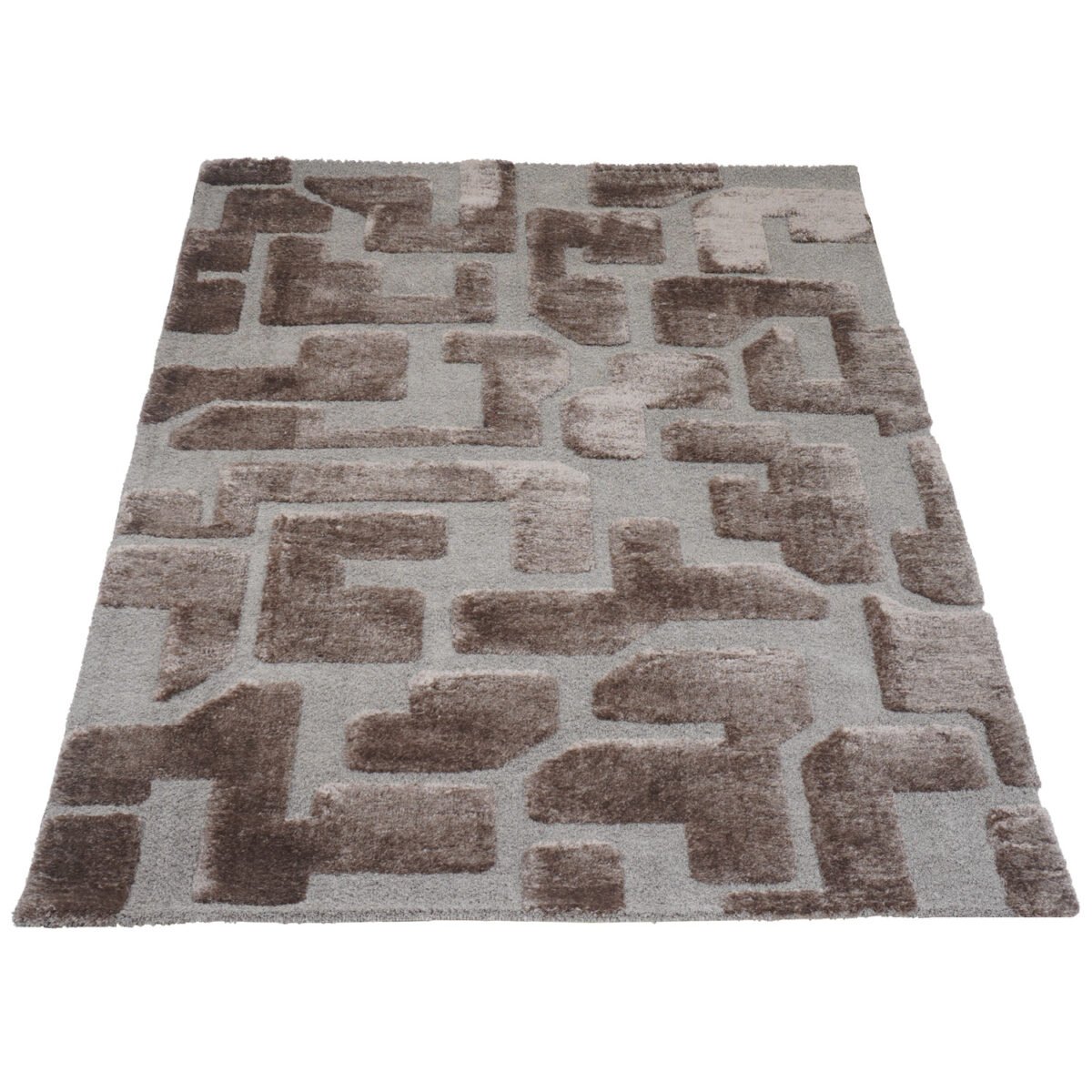 Vloerkleed Liana Bruin 240 x 340 cm - Afbeelding 1