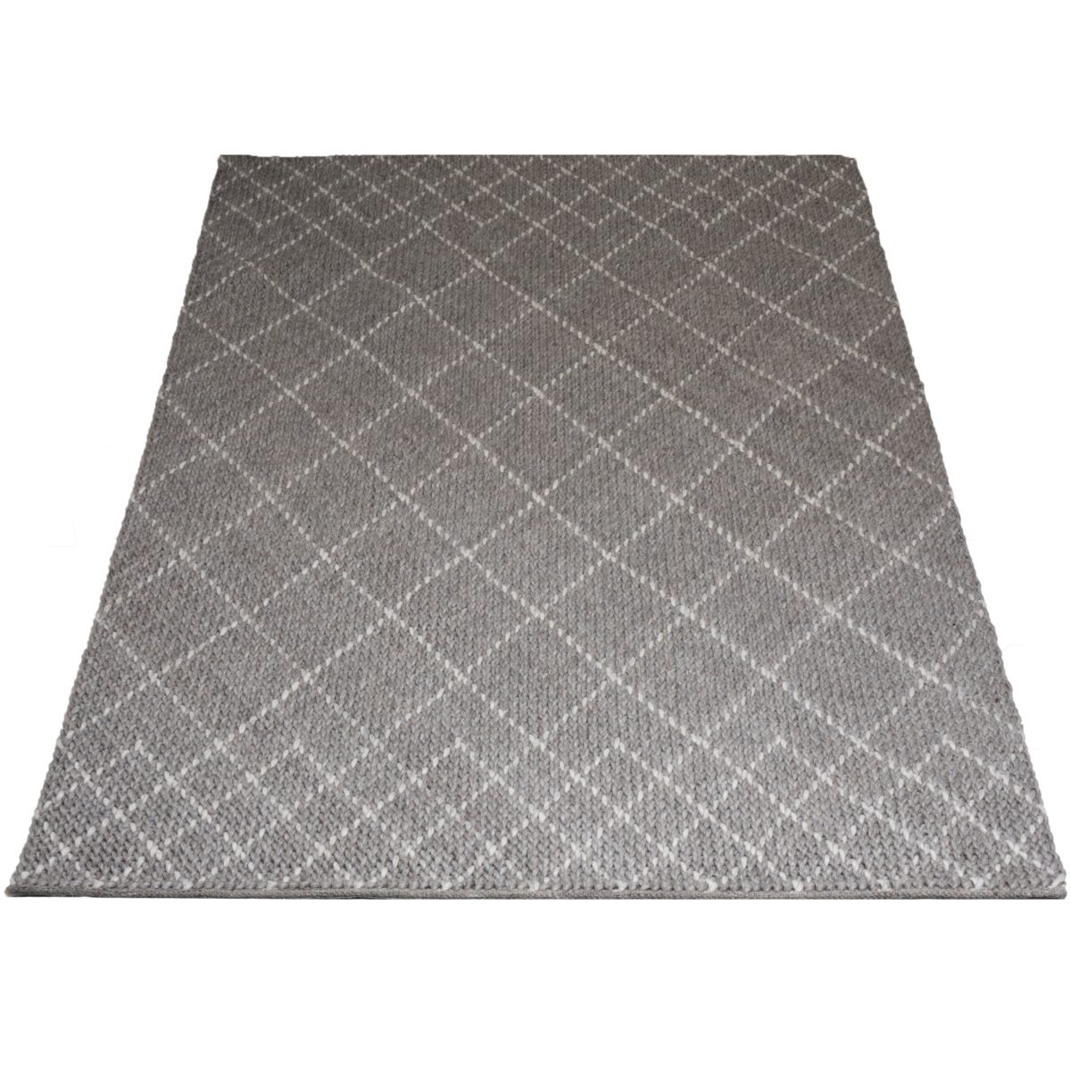 Vloerkleed Tess Grey 160 x 230 cm - Afbeelding 1