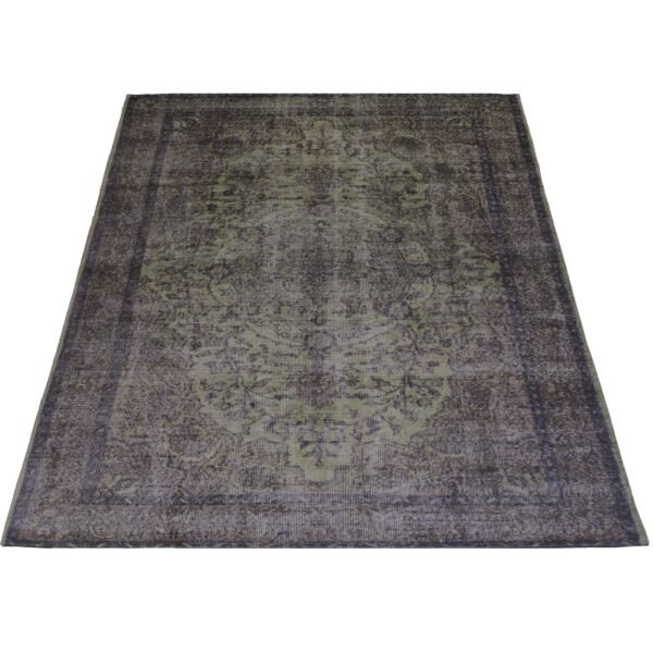 Vloerkleed Mila Antraciet/ Green 160 x 230 cm