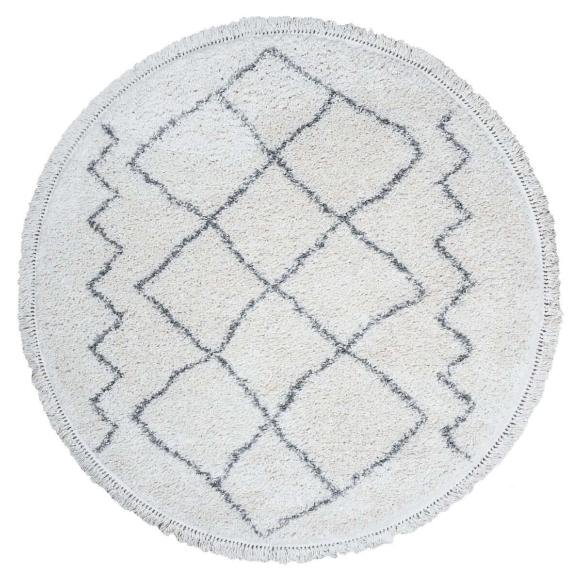 Vloerkleed Marrakesh Cream Rond ø120 cm - Afbeelding 1