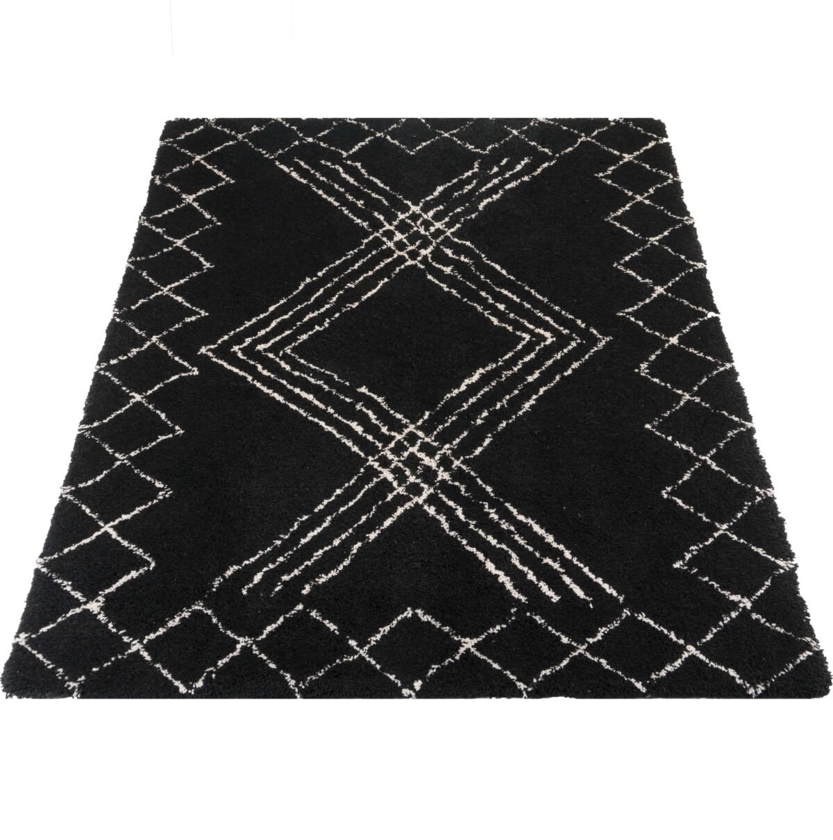 Vloerkleed Jim Black 160 x 230 cm - Afbeelding 1