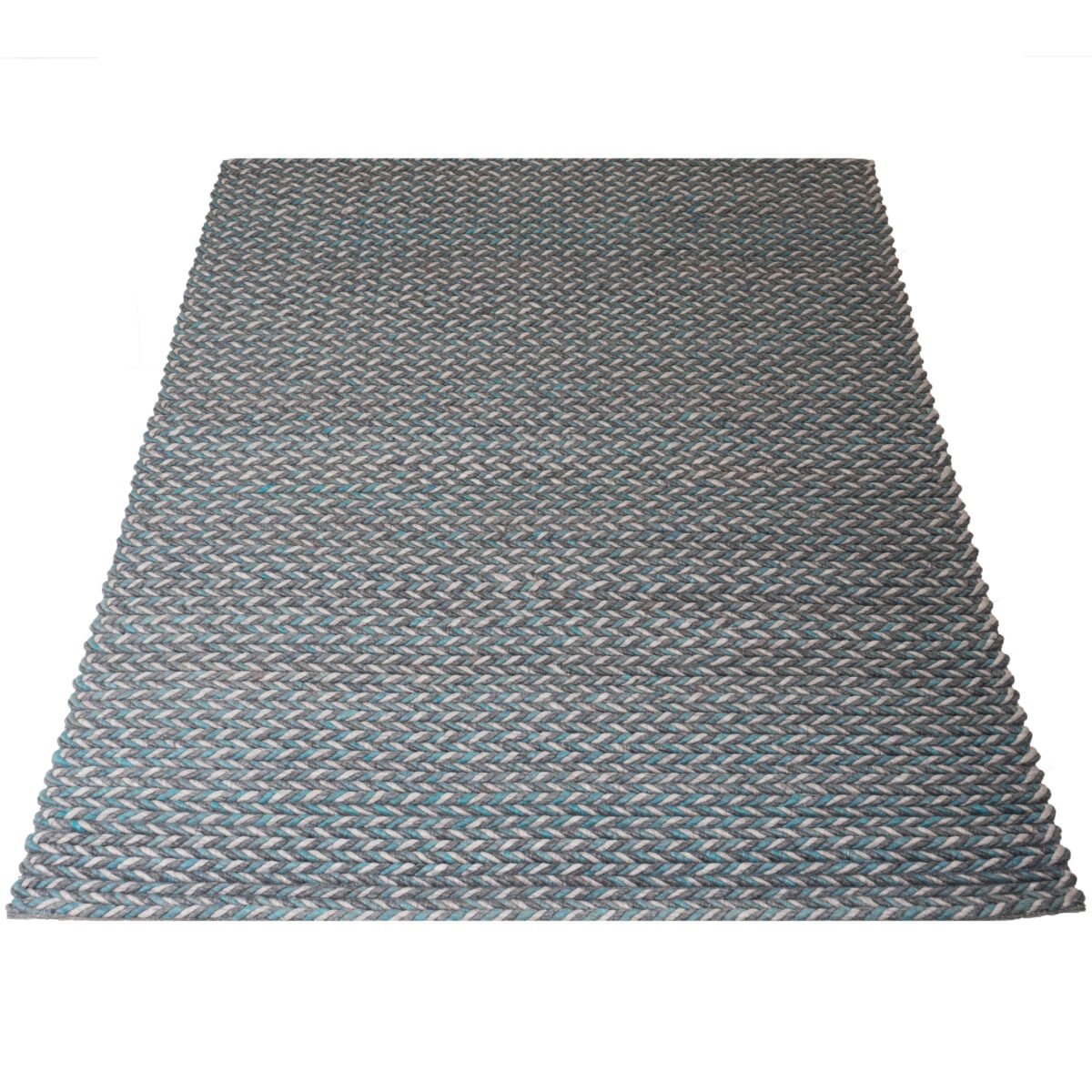 Vloerkleed Tino Petrol 200 x 280 cm - Afbeelding 1