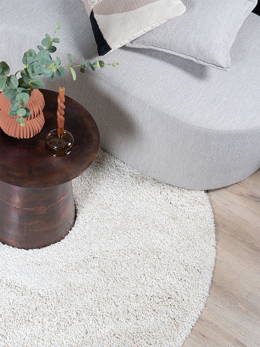 Karpet Rome Creme Rond ø200 cm - Afbeelding 4