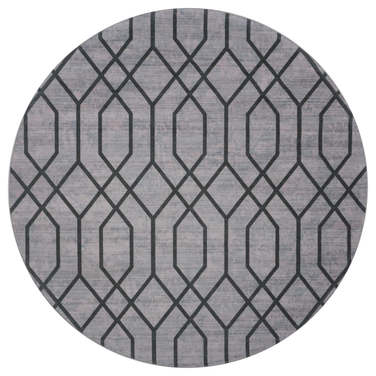 Vloerkleed Pattern Rond Groen ø200 cm - Afbeelding 1