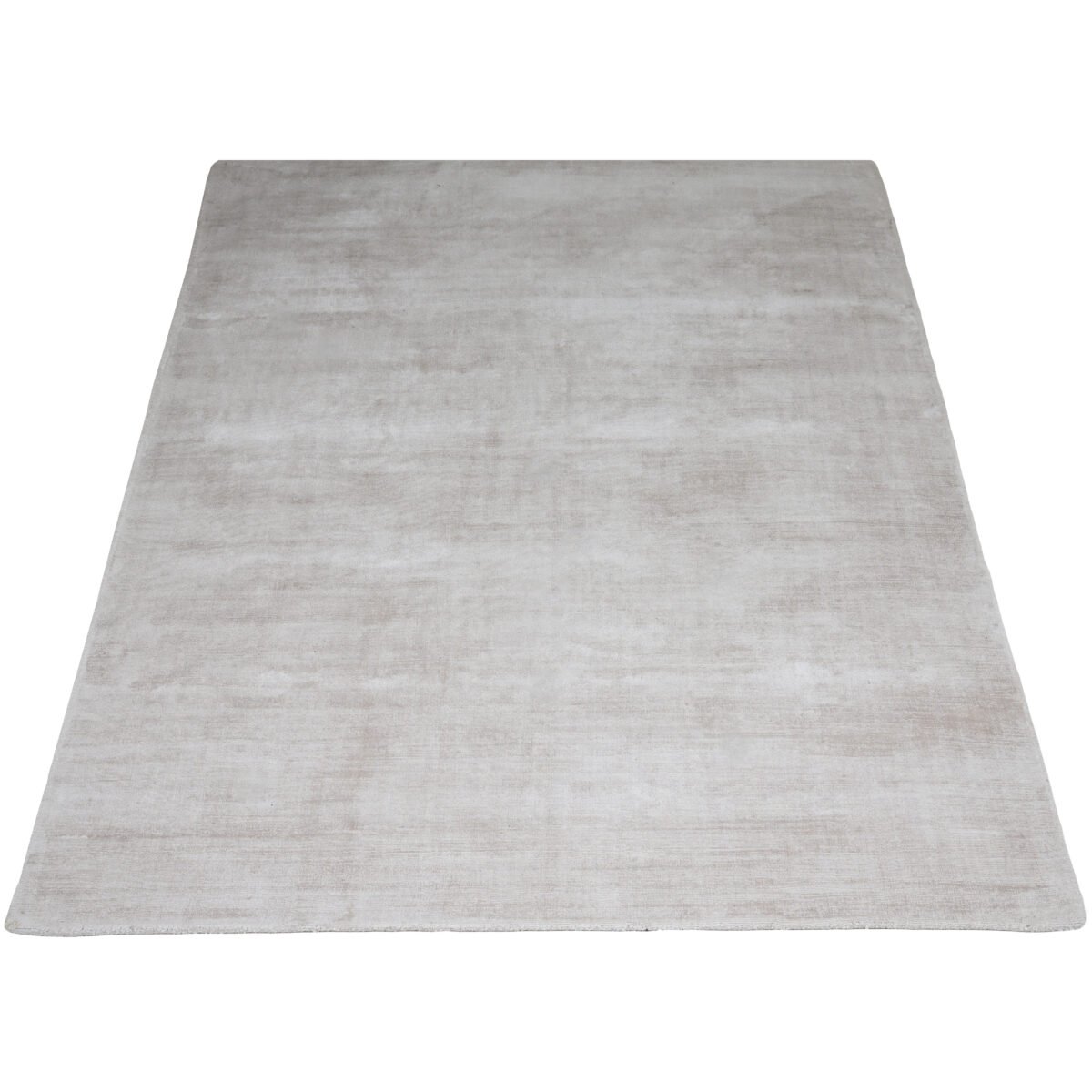 Karpet Viscose Light Grey 160 x 230 cm - Afbeelding 1