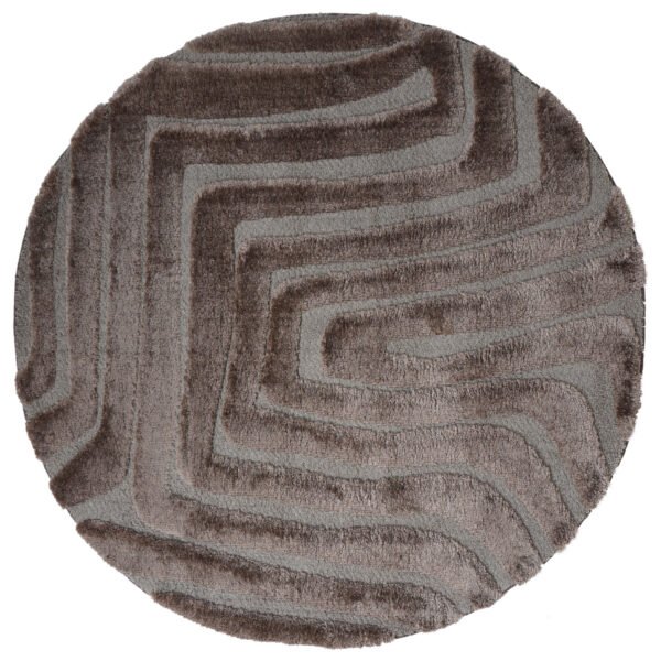 Vloerkleed Lima Bruin Rond ø160 cm