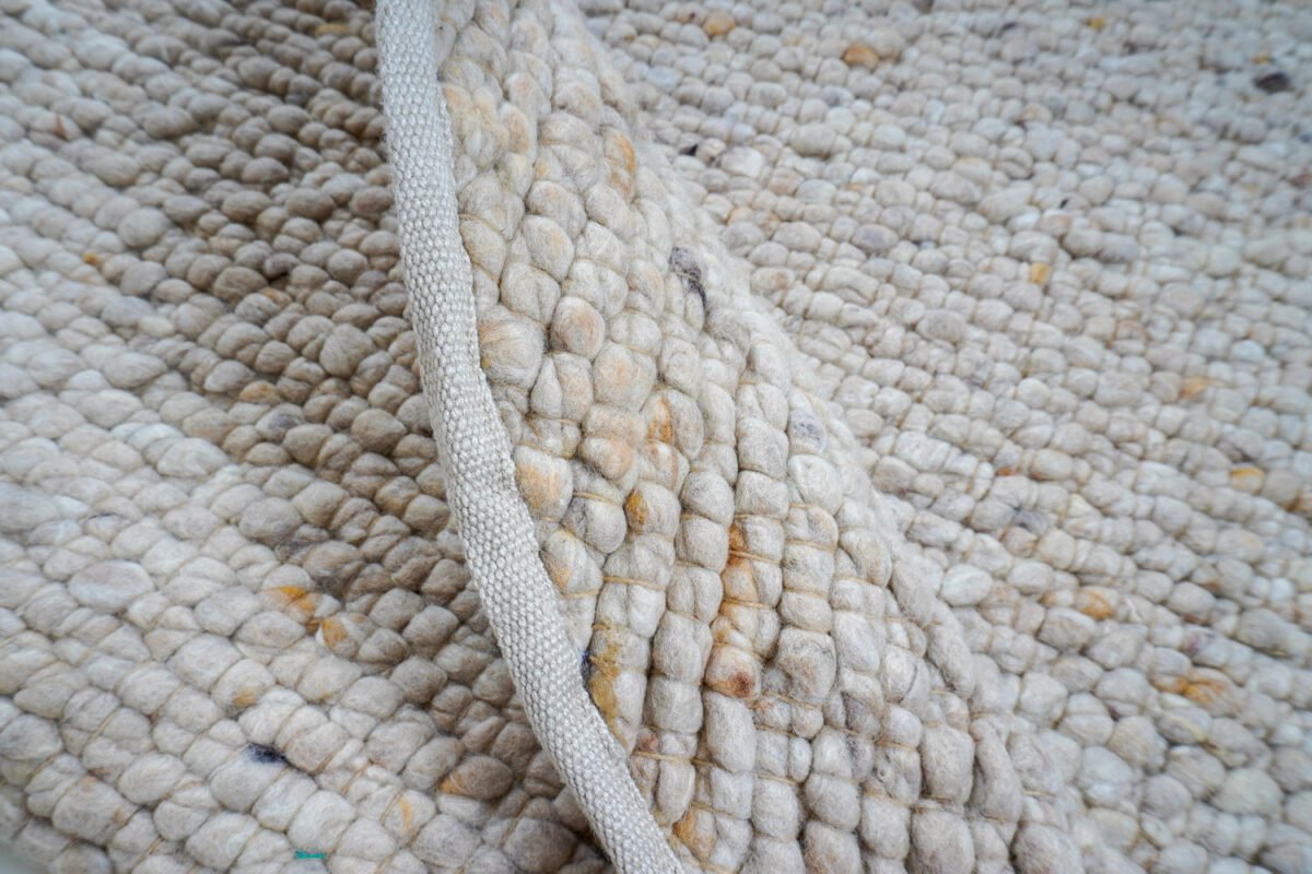 Vloerkleed Steve Beige Rond ø200 cm - Afbeelding 2