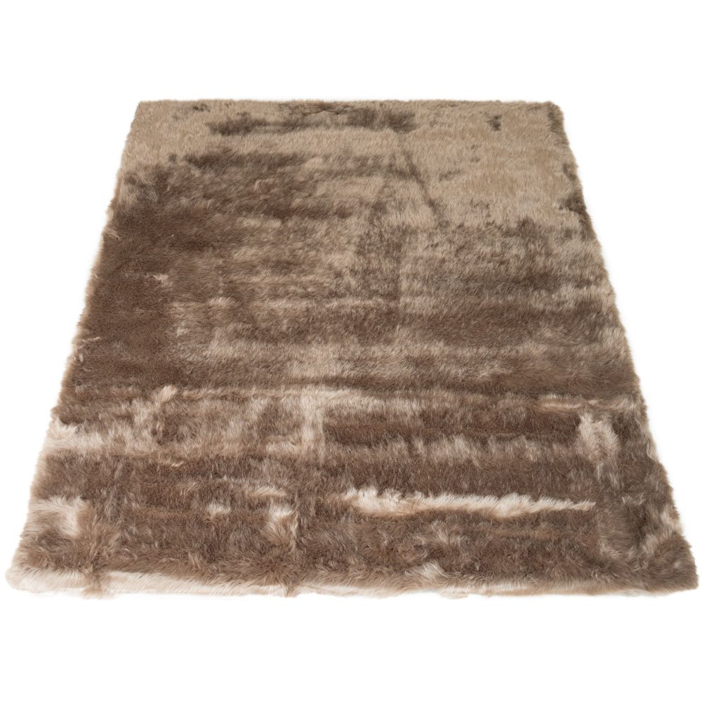 Vloerkleed Donsie Brown 160 x 230 cm - Afbeelding 1