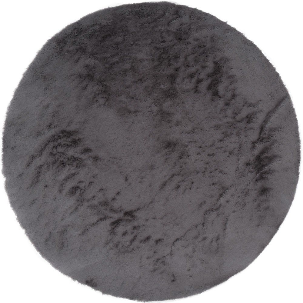 Vloerkleed Morbido Antraciet 31 - Rond ø200 cm - Afbeelding 1