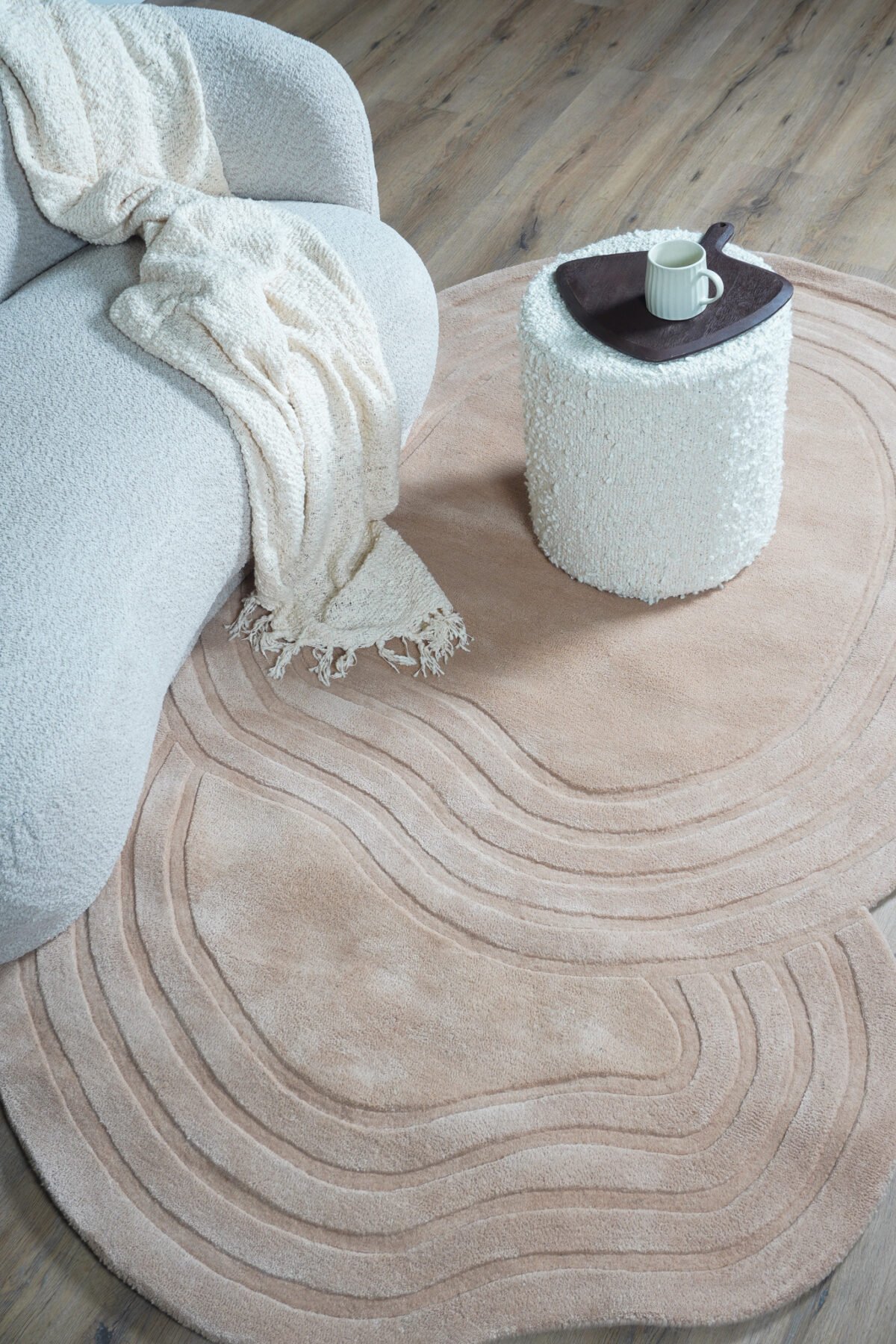 Vloerkleed Zayn - Beige 160 x 230 cm - Afbeelding 2