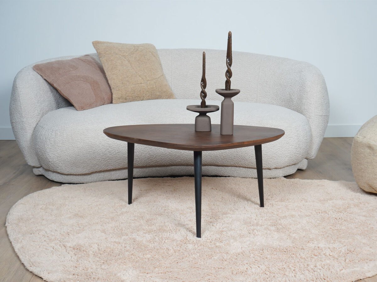 Wasbaar Vloerkleed Beach - Beige 140 x 200 cm - Afbeelding 2