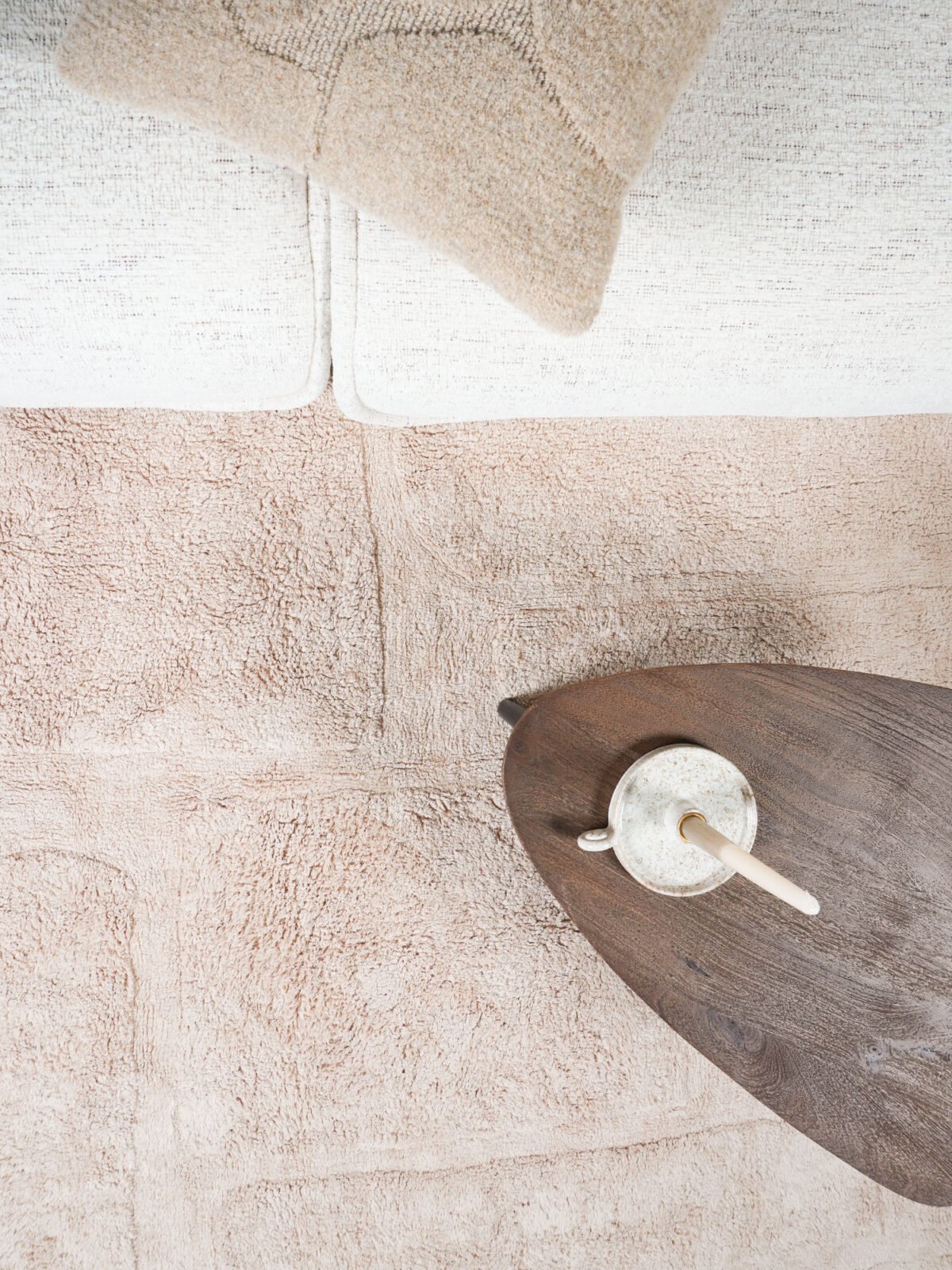 Wasbaar Vloerkleed Bibi - Beige 140 x 200 cm - Afbeelding 2