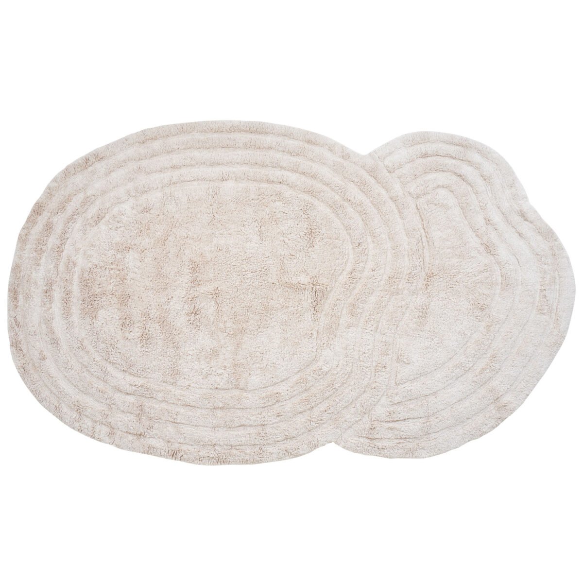 Wasbaar Vloerkleed Zayn - Beige 140 x 200 cm - Afbeelding 1