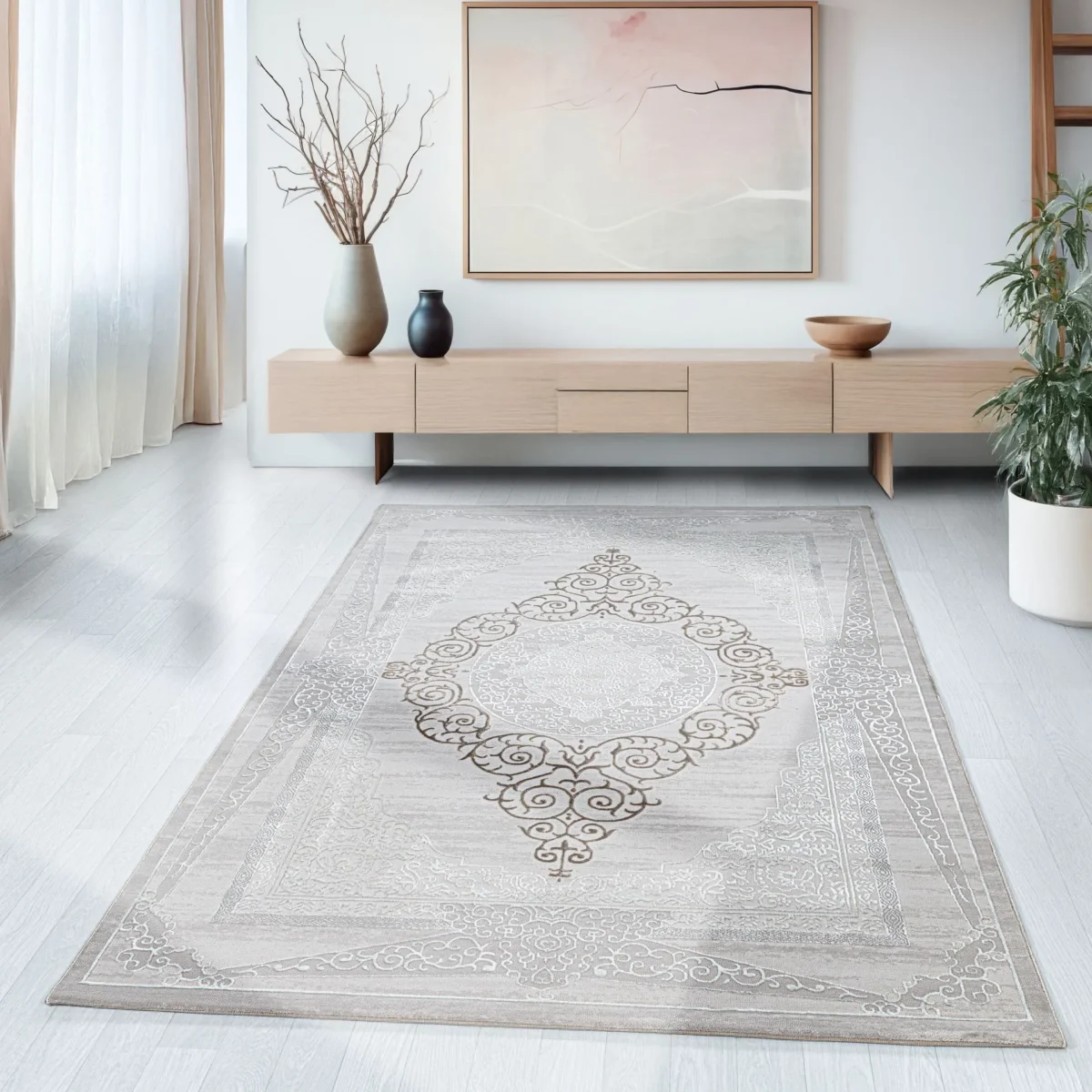SHIRAZ - 0588A - BEIGE BEIGE - Afbeelding 2