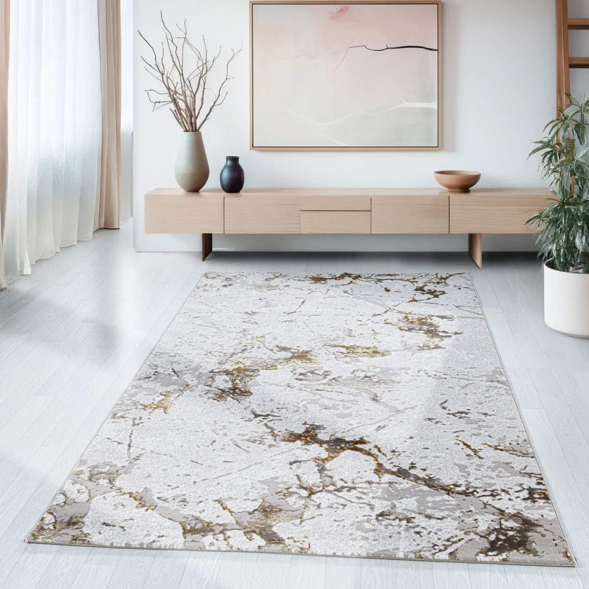 SHIRAZ - 0589A - BEIGE BEIGE - Afbeelding 2