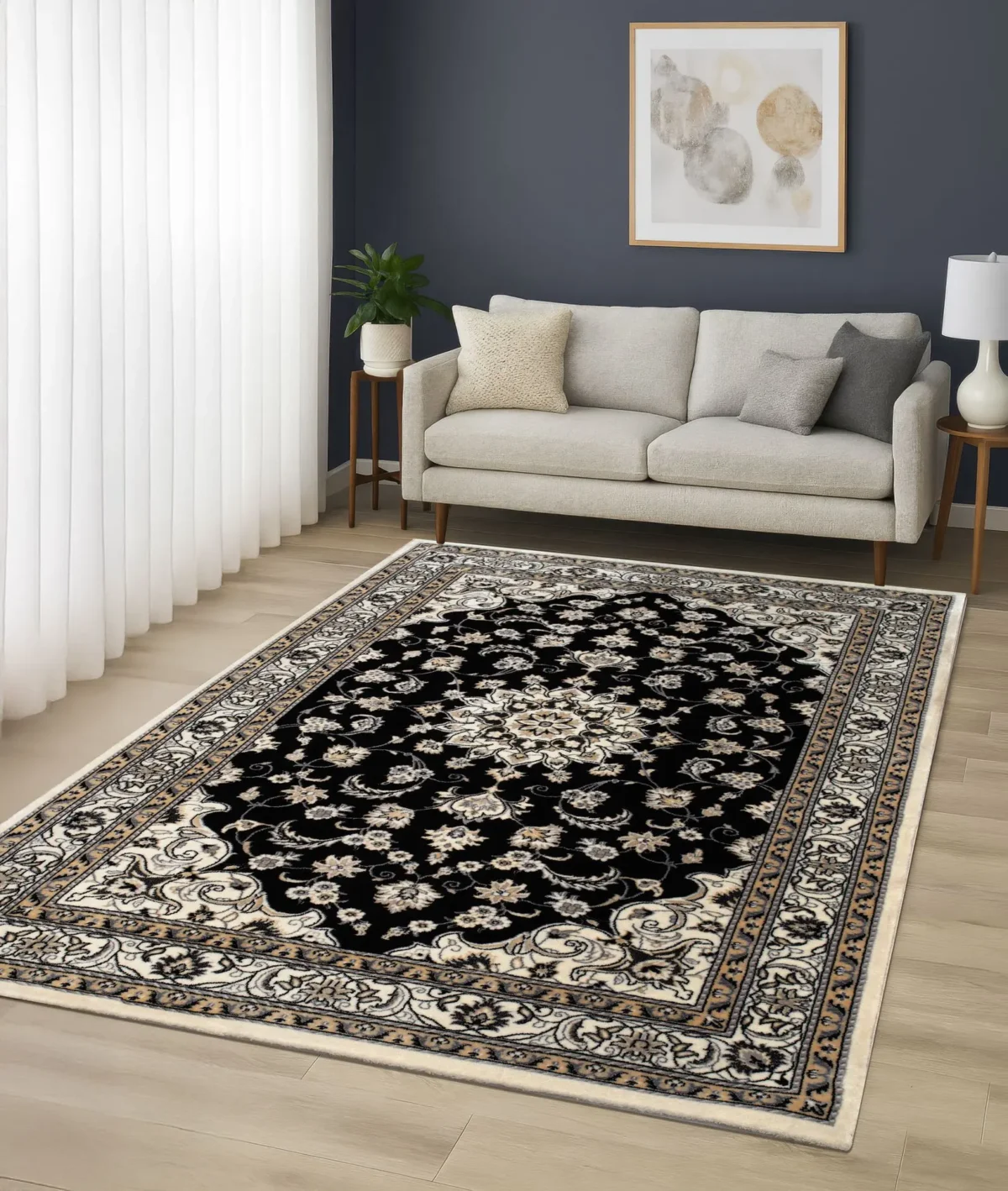 TABRIZ - 0301A - BLACK GREY - Afbeelding 2